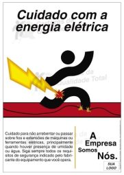 Cuidado com a energia elétrica